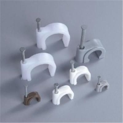 Cable Holder Clips and Plastic Material White