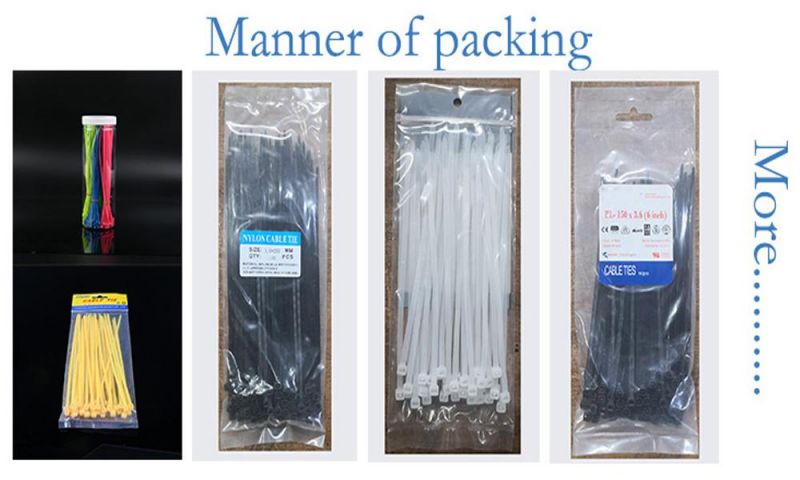 Plastic Material Easy Operating Wire Arranging Nylon Cable Ties