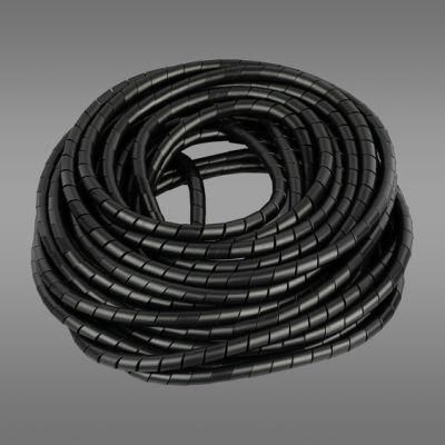 Black Color Cable Wire Tube Spiral Wrapping Bands Swb12
