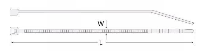 PA66 Plastic Self Locking Cable Tie Nylon Cable Tie Zip Tie with UL Certificate