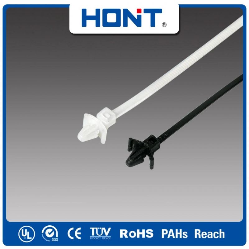 Manufacture 200pta Push Mount Nylon Cable Ties with UL, TUV