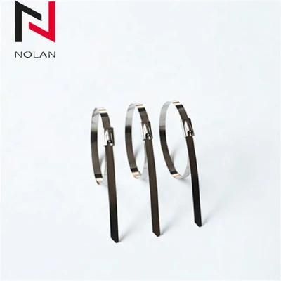 Self-Locking Metal Zip Tie Stainless Steel Cable Ties for Fastener