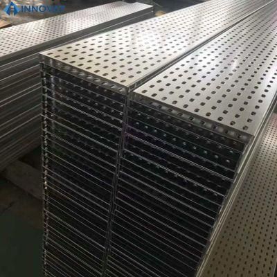 for Cable Perforated Cable Tray Customized Galvanized Steel Perforated Cable Tray Punched Indoor Used