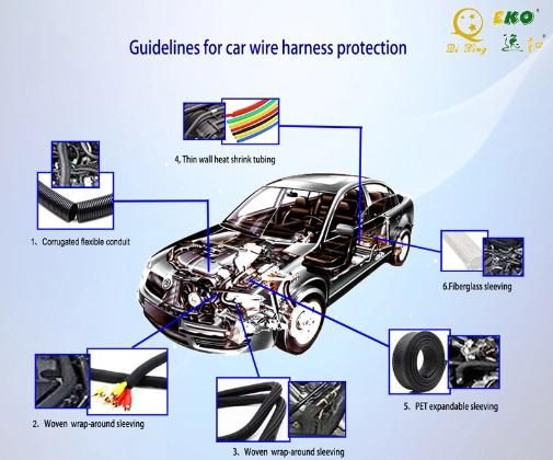 Flexible Insulating PE Thin Wall Heat Shrink Tubing