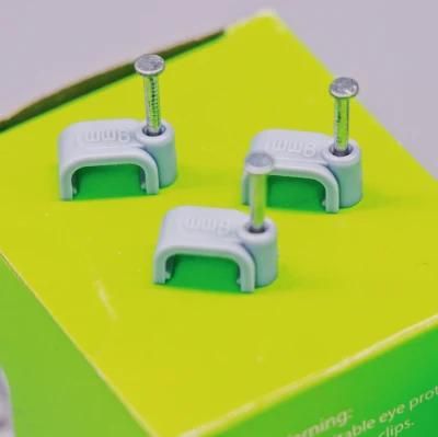 Electrical Appliance Fixed Square Wire Accessories Nail Adhesive Cable Plastic Clip Factory