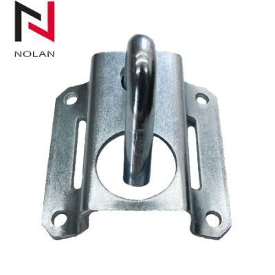 FTTH Cable Accessories Fiber Optic Drop Cable Bracket Galvanized Steel Suspension Hook Bracket