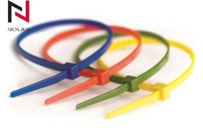 -40 Degree Nylon 66 Plastic Zip Cable Tie Nylon Clamp 3.6 mm Width Plastic Zip Cable Tie