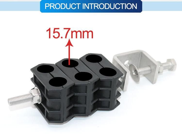 Fiber Optic Feeder Cable Clamps / Rru Cable Clamps
