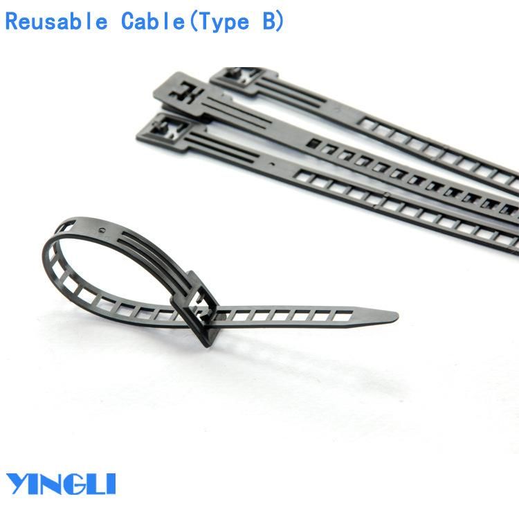 Reusable Nylon Cable Tie for Electric Wire Binding