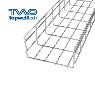 Hot Sale Customized Construction Wiring Duty Stainless Steel Wire Mesh Cable Tray