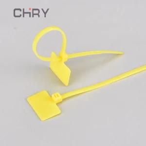 Nylon 6.6 Rectangle Marker Good Insulation Plastic Cable Tie