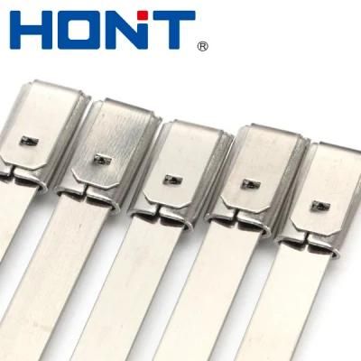 High Quality 4.6*500 Ball Lock Stainless Steel Cable Tie