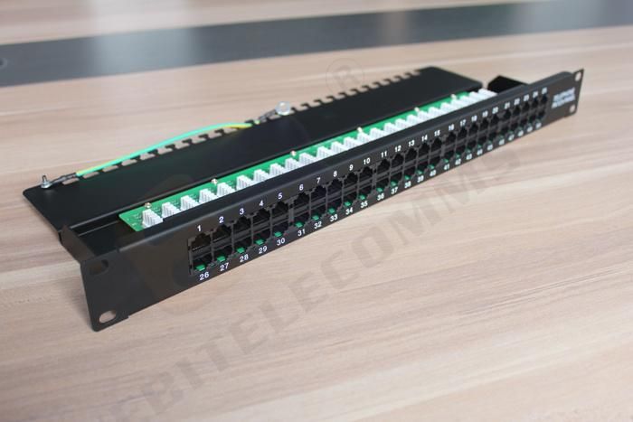 1u 50 Ports Data&Voice Patch Panel