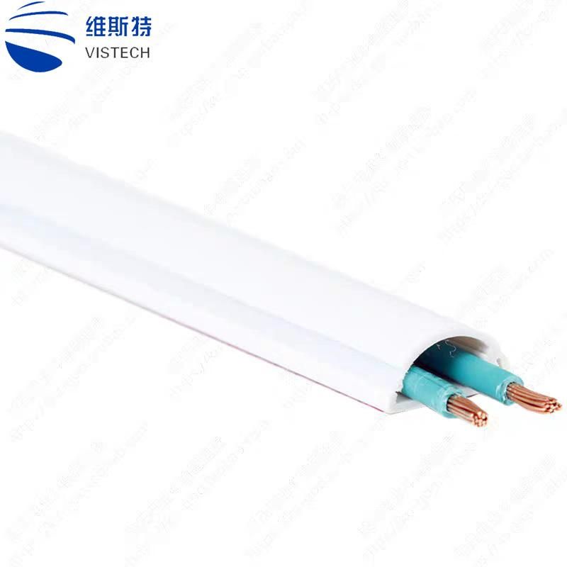 Multi-Color Customizable Size Self Adhesive PVC Cable Duct Fire Retardent PVC Cable Trunking Sizes 10X10/16X16/16X25/20X20/20X25/40X40 mm