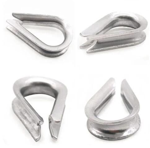 304 Stainless Steel Wire Rope Thimble for ADSS Cable Clamp