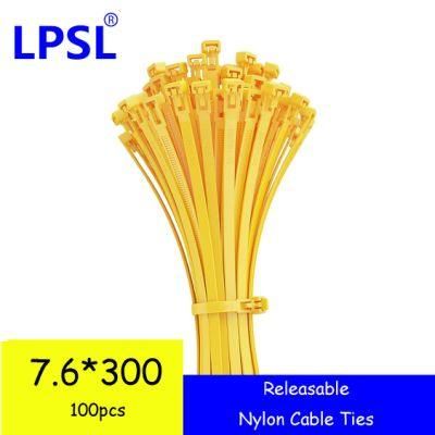 2022 Most Popular Releasable Quick Plastic Cable Ties Zip Tie