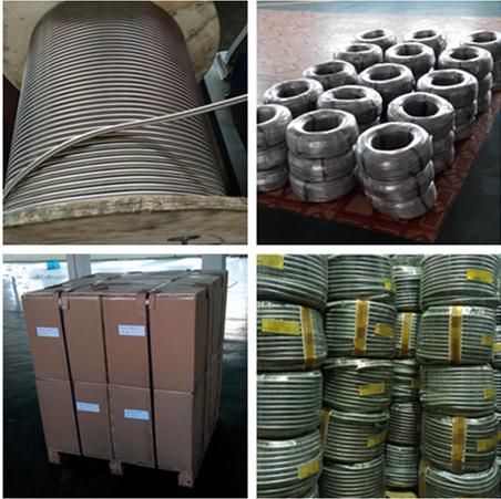 Liquid Tight Flexible Waterproof Flex Corrugated PVC Metal Conduit Hose Ss Pipe Tubes with PVC Connector