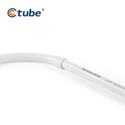 Factory Direct Sale Conduit Fittings PVC Grey Black Tube Support 90 Degree Pipe Bend