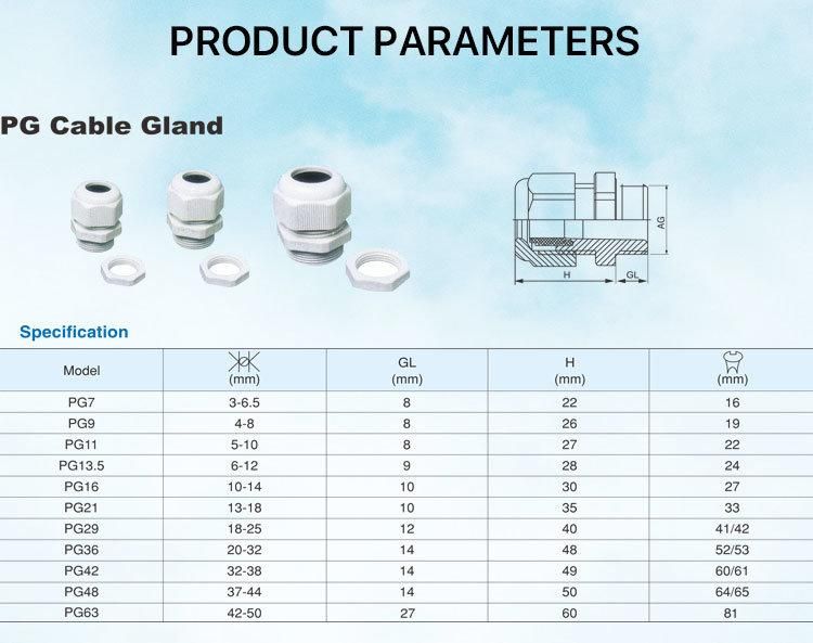 Pg25 Cable Gland Price List