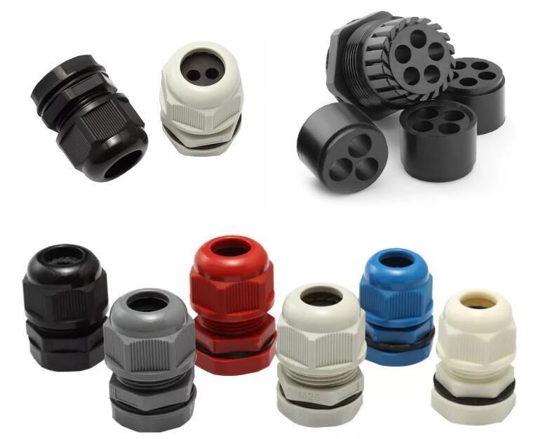 3 Holes M27 Nylon Plastic Cable Glands with RoHS