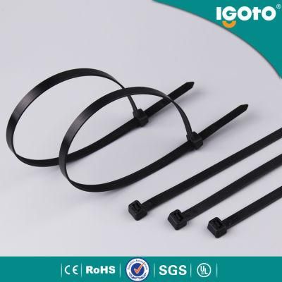UV Resistant Black Cable Ties Nylon 66 Zip Ties with Good Tensile Strength