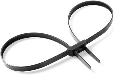 Disposable Zip Tie Handcuffs, Black Flex Cuffs, 10 PCS Double Locking Zip Ties Restraints, Black Nylon Cable Tie