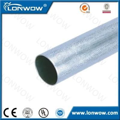 Hot Dipped Galvanized Mild Carbon Welding EMT Round Steel Tubing