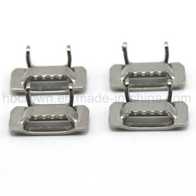 304 Stainless Steel Clasp Buckle for Banding Strapping Belt Buckles