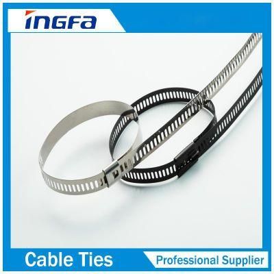 Ball Lock Type Ladder Steel Cable Ties with Epoxy Coating