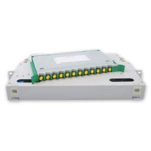 12 Core Rack Mount St Simplex Optical Distribution Frame Patch Panel ODF