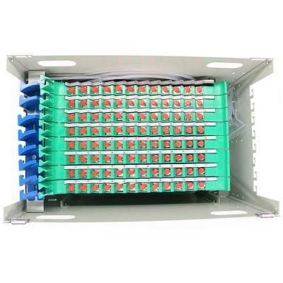 96 Ports Fiber Optical Patch Panel ODF Distribution Box