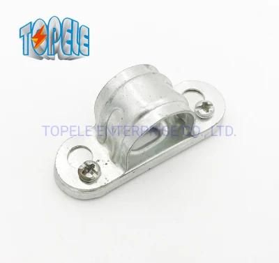 BS4568/ BS 31 20mm 25mm Galvanized Metal Conduit Space Bar Saddle