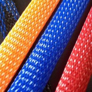 Expandable Braided Sleeving Production Pet&PA Fibre with High Permanent Thermo Resistance Used for Wires