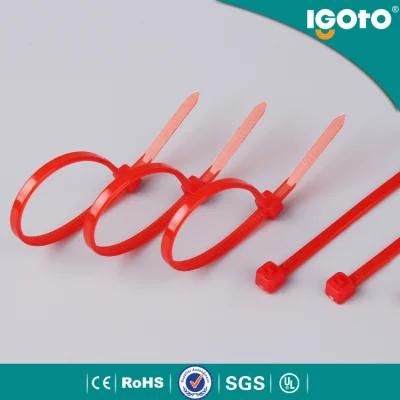 Igoto Et 4*400 High Quality Colourful Plastic Tie Self-Locking Nylon Cable Ties