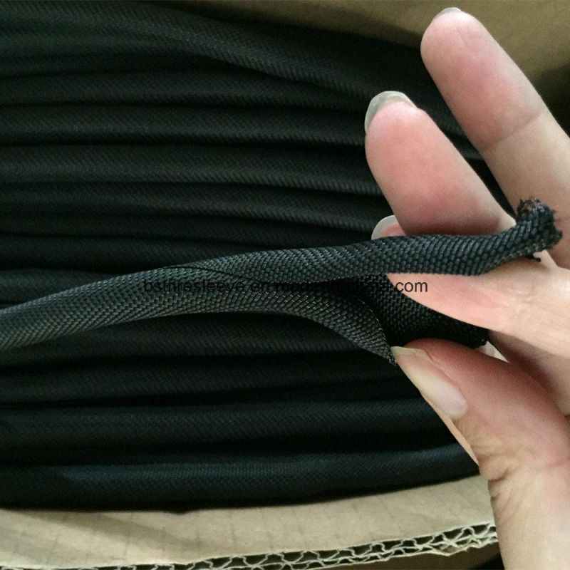 Wire and Cable Protection Pet Braided Self-Wrap Sleeving