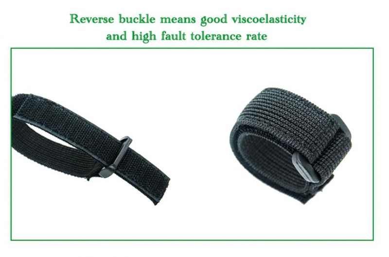 Reusable Buckle Elastic Hook & Loop Cable Tie