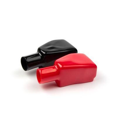 Red and Black Top Post Flexible Battery Terminal Cover