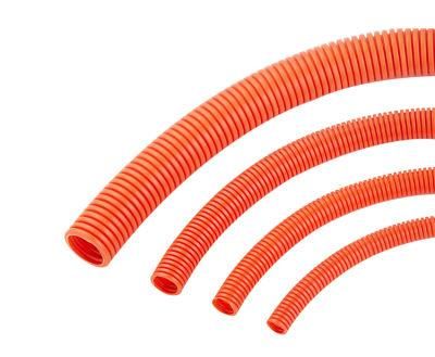 Heavy Duty Orange UV Stabilized PVC Electrical Tubing Corrugated Conduit Pipe