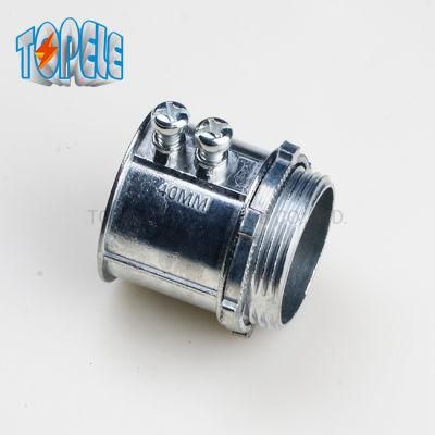 IEC 61386 25mm Connector EMT Aleacion Zinc EMT Connector Set Screw Supplier Factory