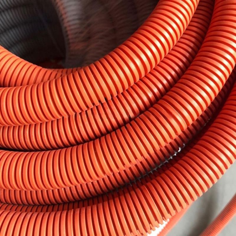 Australia Standard Orange Color Flexible Hose for Cable, Cable Flexible Pipe, House Electrical Pipe