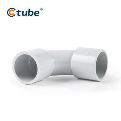 Custom Size Color Plastic Conduit Pipe Fittings 90 Degree Elbow