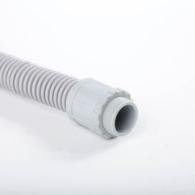 20mm Grey Medium Duty PVC Electrical Corrugated Conduit Flexible Pipe