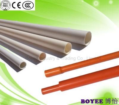 20mm/25mm Fire Resistance PVC Electrical Cable Conduit Pipe 180 Bending Degree