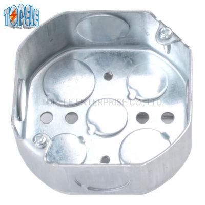 UL Approved 1-1/2&quot; Deep 4&quot; Inch Octagonal Steel Eletrical Junction Box