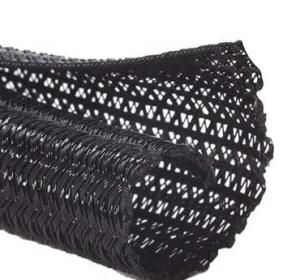 Self-Closing and Overlapping Edge Pet PA Fibre Knitted Hose Protection Applied for Automotive