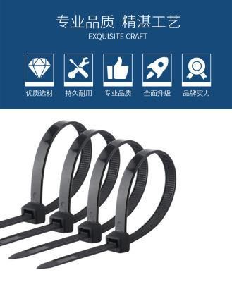 Plastic Rope Fixing Tie Bolt Type Fixed Tie Base, Black &amp; White UL94V-2 Nylon Wire Ties