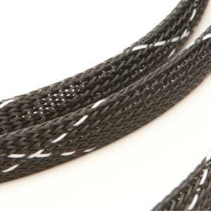 PE Pet Resin Fibre Braid Sleeving Used in Wire or Tube