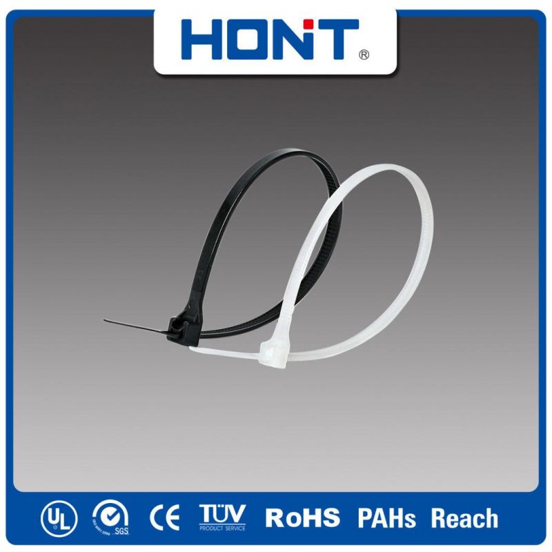100PCS/Bag 94V2 Hont Plastic Bag + Sticker Exporting Carton/Tray Metal Ties Cable Tie with UL