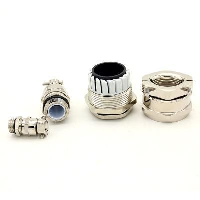 M47 Metal Double Locked Cable Gland IP68 Brass Cord Connector