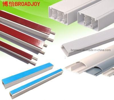 Self Adhesive PVC Wire Cable Duct Channel PVC Trunking with Tape